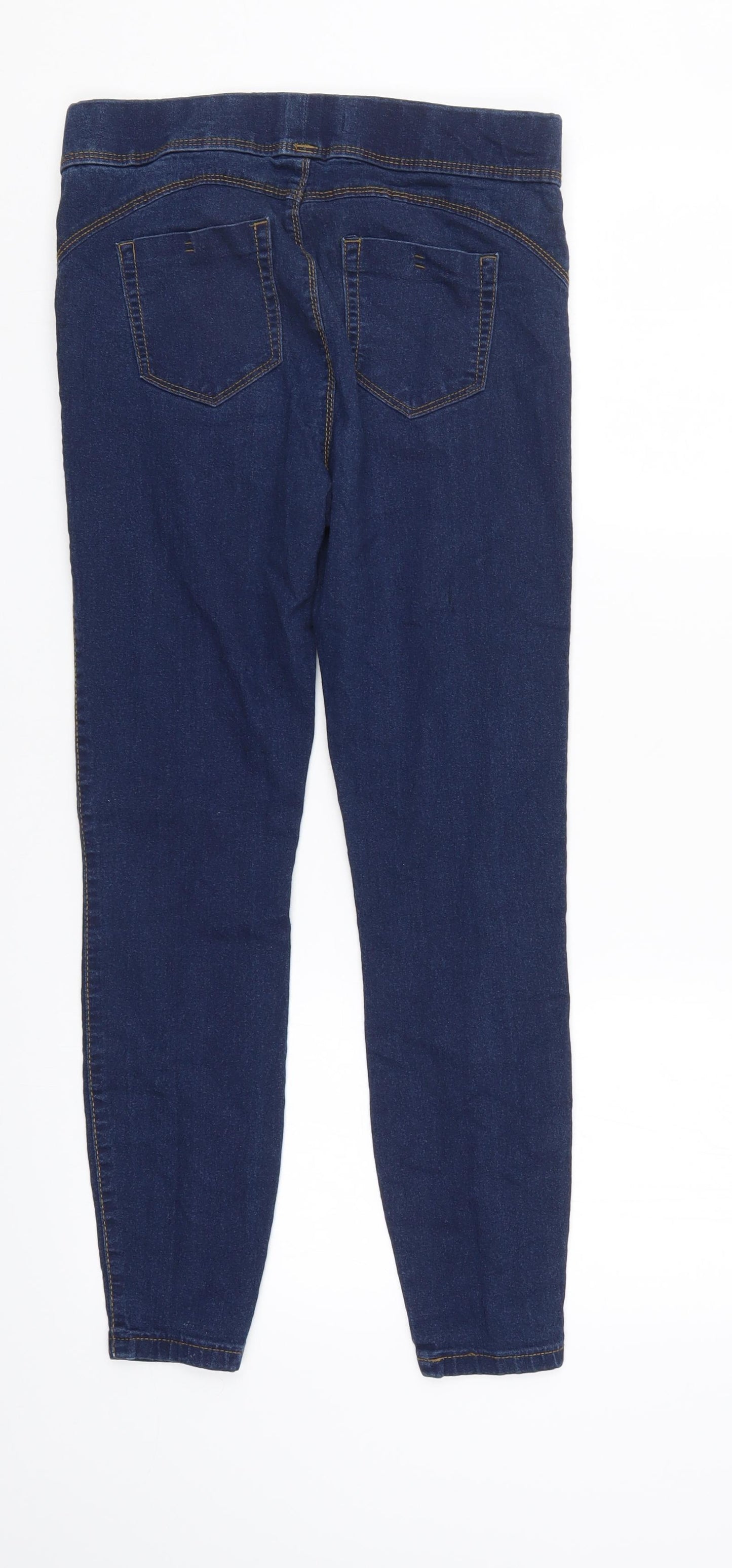 Denim & Co. Womens Blue  Denim Jegging Jeans Size 10 L26 in