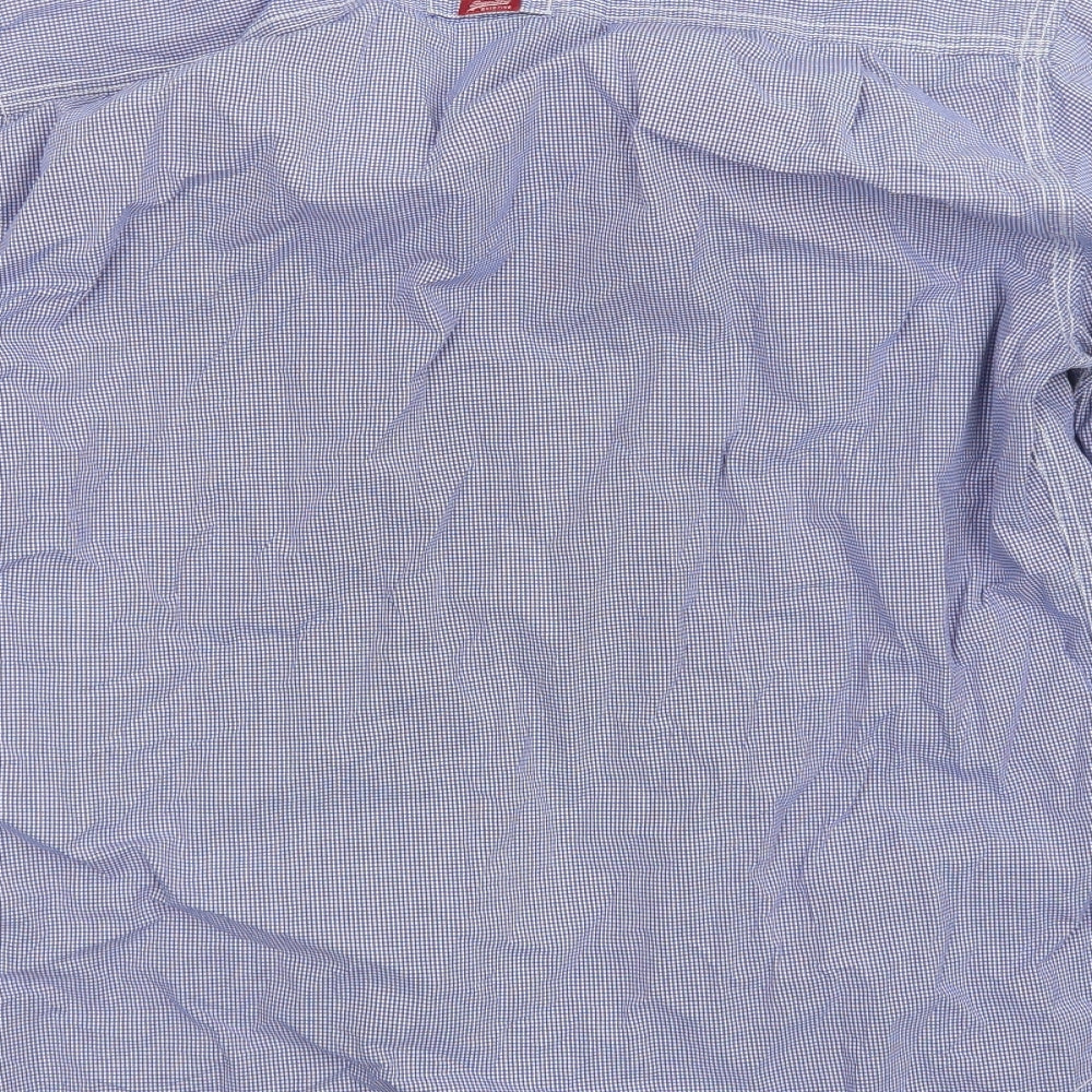 Superdry Mens Blue Check   Button-Up Size L