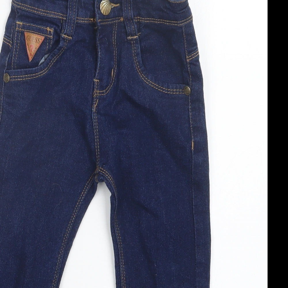 GUESS Boys Blue  Denim Straight Jeans Size 2 Years
