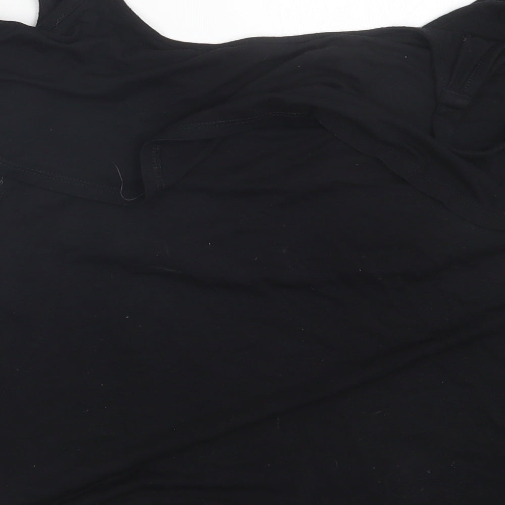 George Womens Black   Basic T-Shirt Size 10