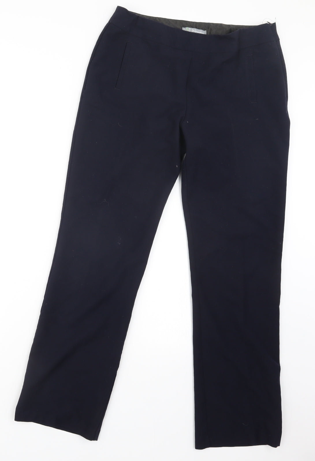 Marks and Spencer Womens Blue   Trousers  Size 12 L28 in