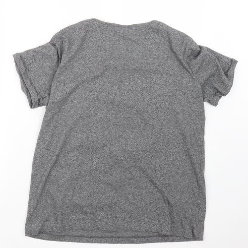Topshop Womens Grey   Basic T-Shirt Size 16