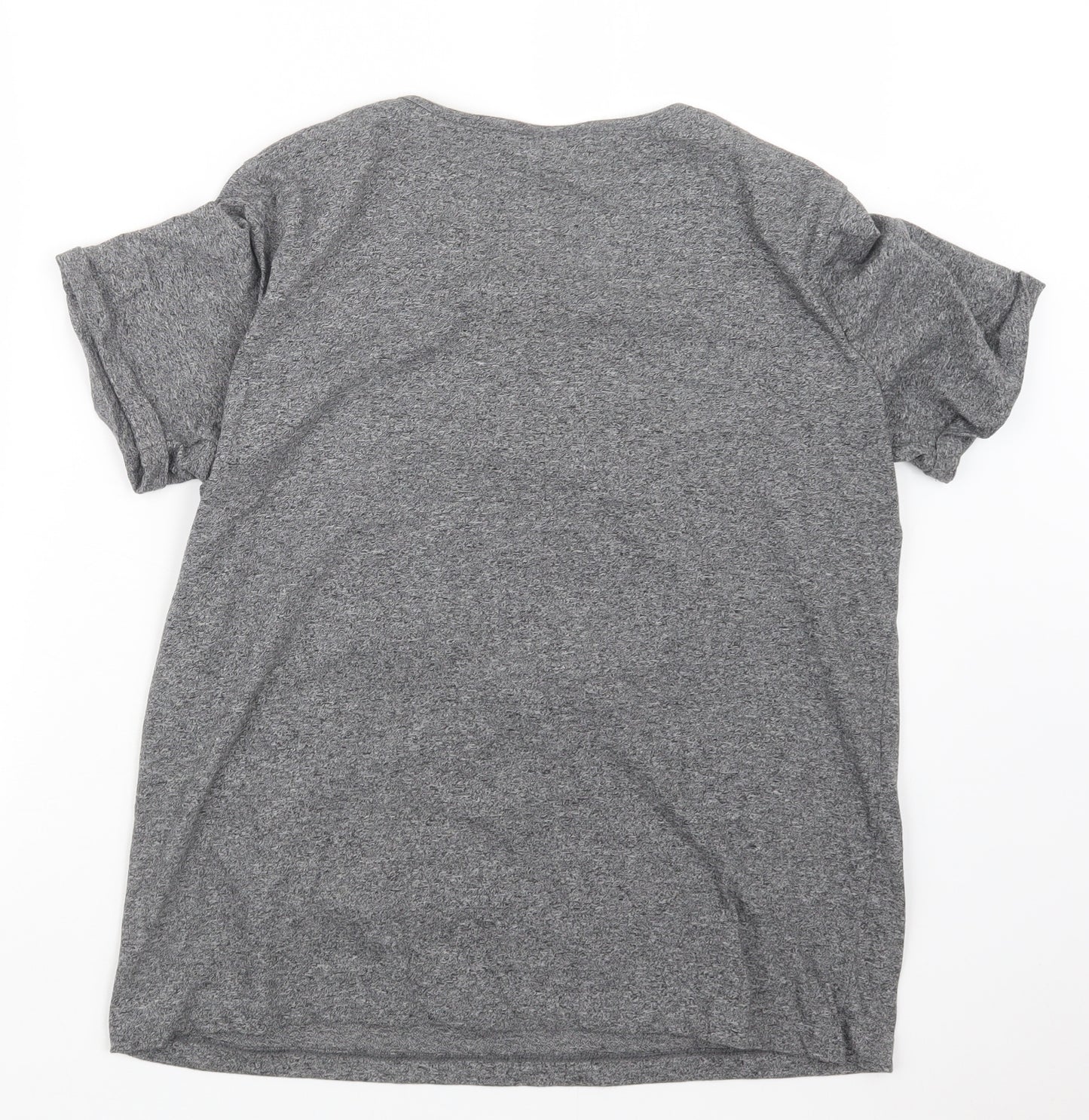 Topshop Womens Grey   Basic T-Shirt Size 16