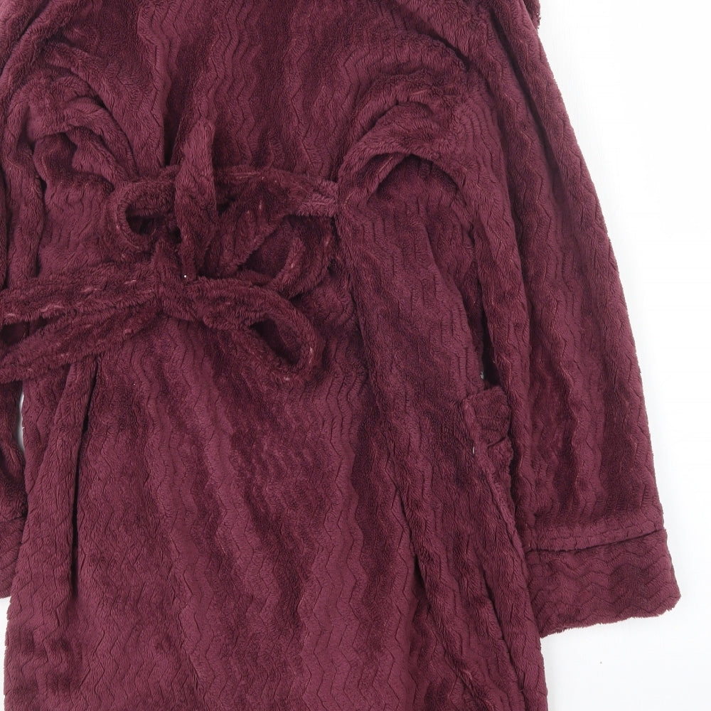 Love to Lounge Womens Red Geometric  Top Robe Size 10