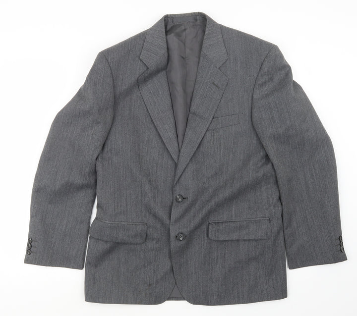 St Michael Mens Grey Jacket Suit Jacket Size 38