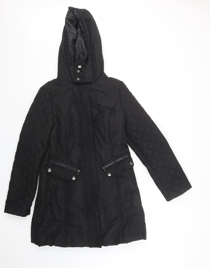 M&Co Womens Black Jacket Size 10
