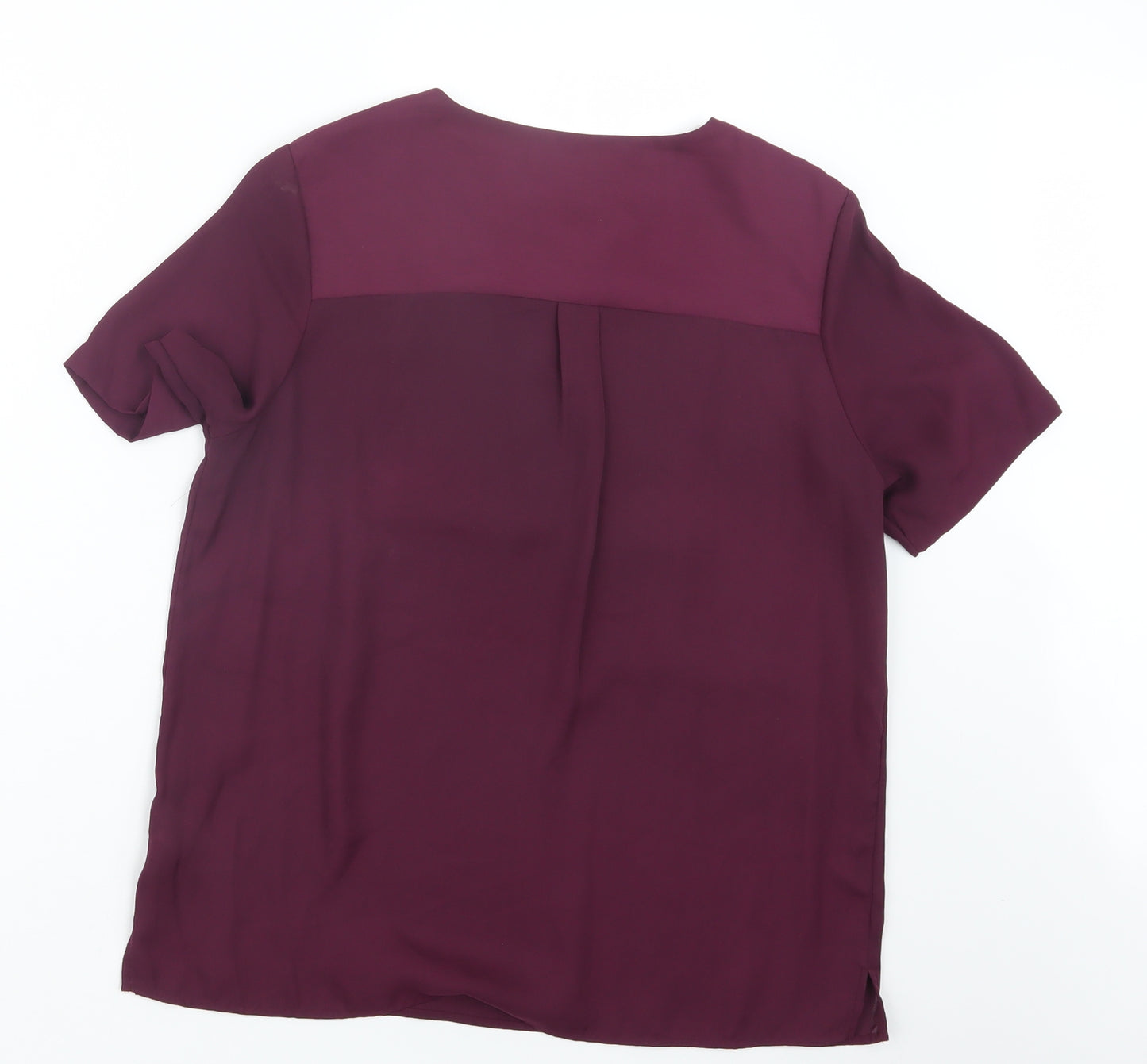 Marks and Spencer Womens Purple   Basic Blouse Size 10