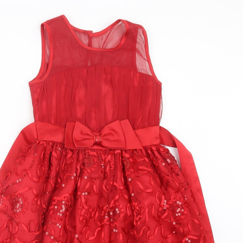 Olivia Rose Girls Red   A-Line  Size 7 Years