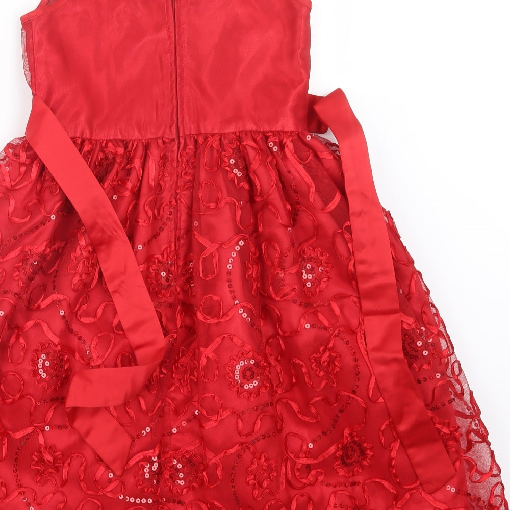 Olivia Rose Girls Red   A-Line  Size 7 Years