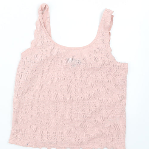 Topshop Womens Pink   Camisole T-Shirt Size 8