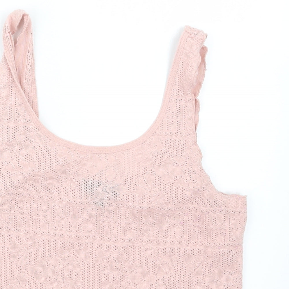 Topshop Womens Pink   Camisole T-Shirt Size 8