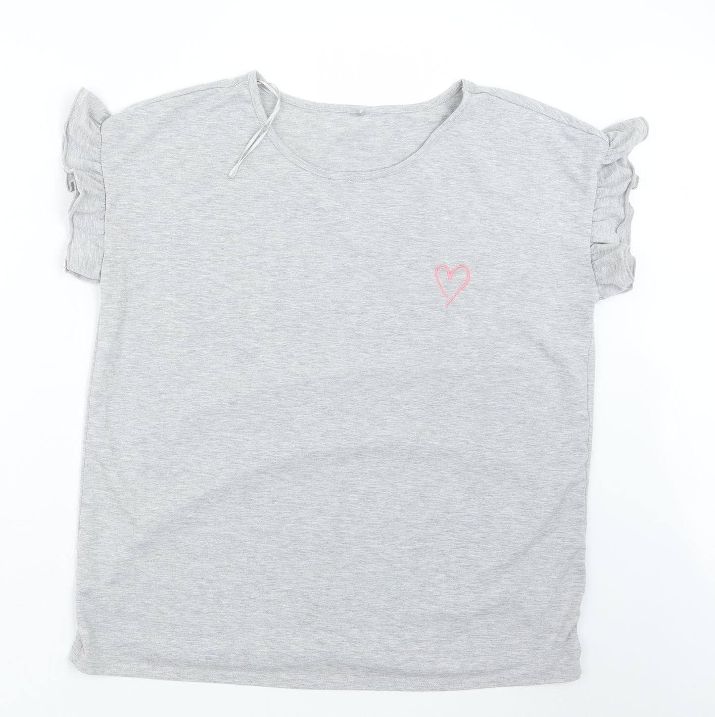 George Womens Grey   Basic T-Shirt Size 16