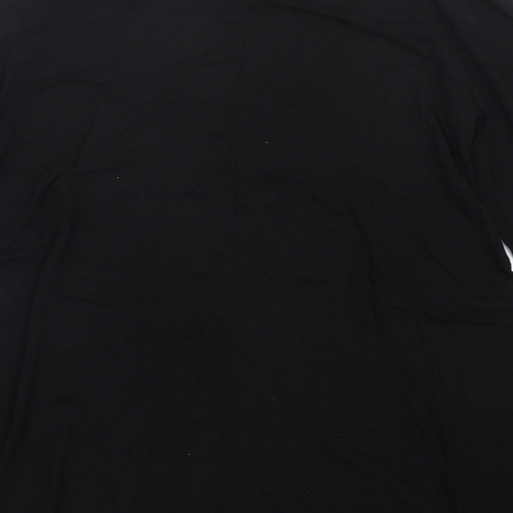 Be Jealous Womens Black   Basic T-Shirt Size 16
