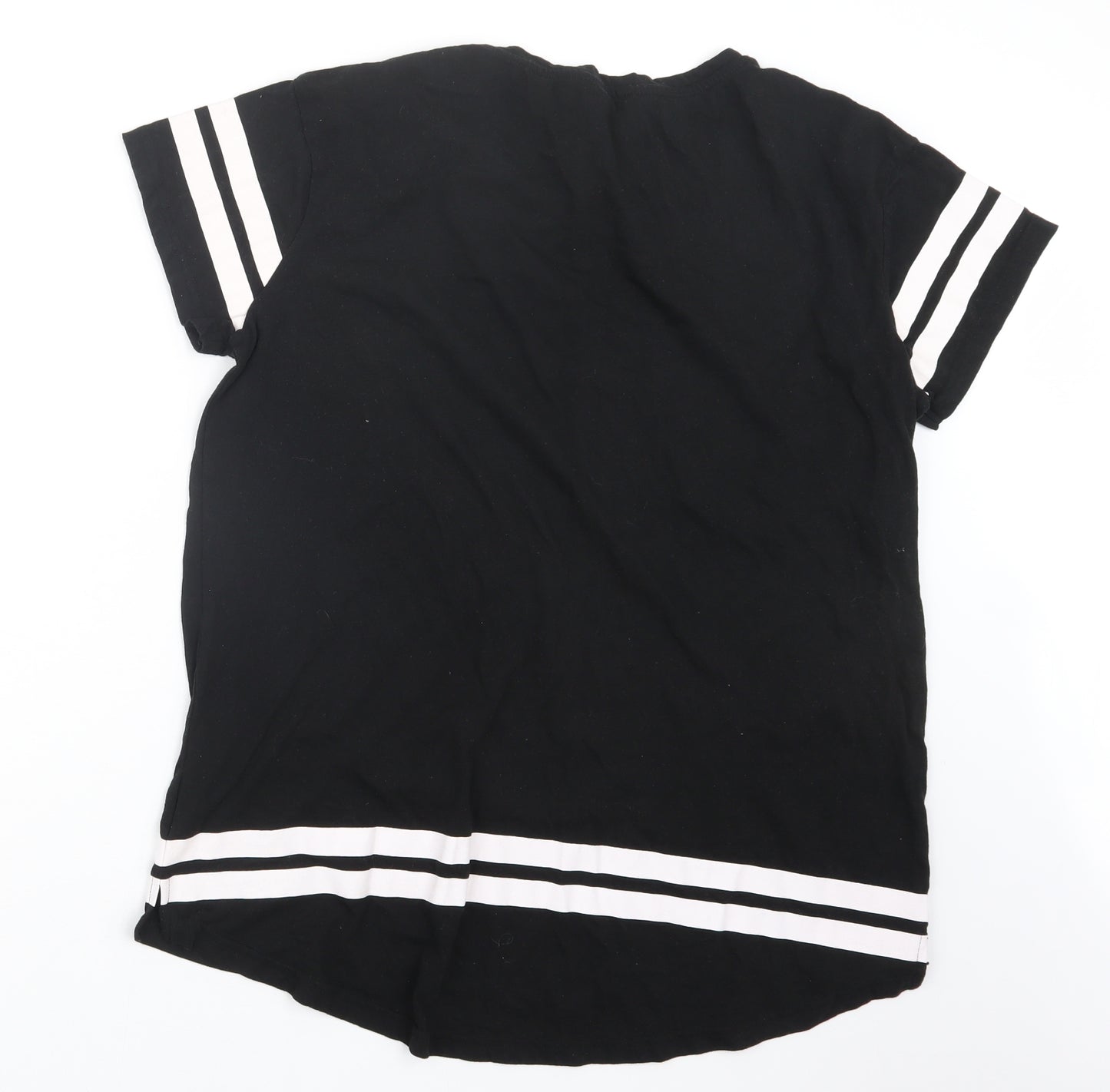 Yours Womens Black   Basic T-Shirt Size 16
