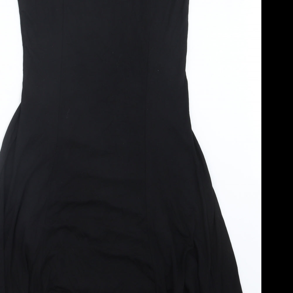 Dolly Diva Womens Black   T-Shirt Dress  Size 16