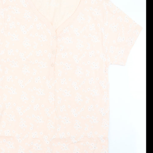 Primark Womens Pink Floral  Top Pyjama Top Size 6