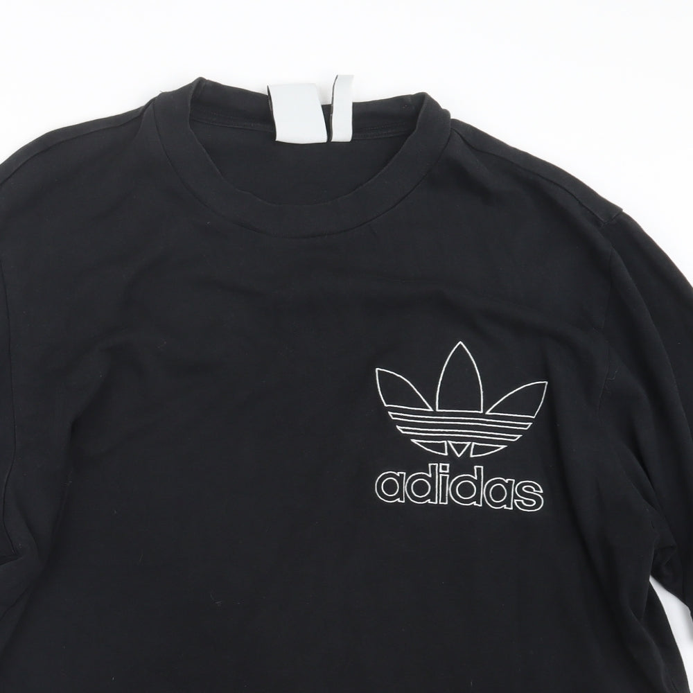 adidas Mens Black    T-Shirt Size XL