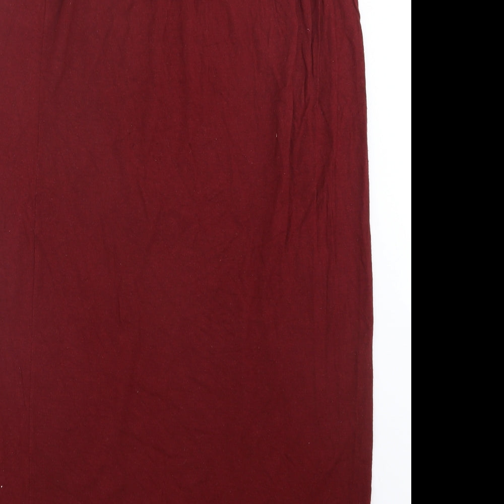 Preworn Womens Red   Maxi Skirt Size M