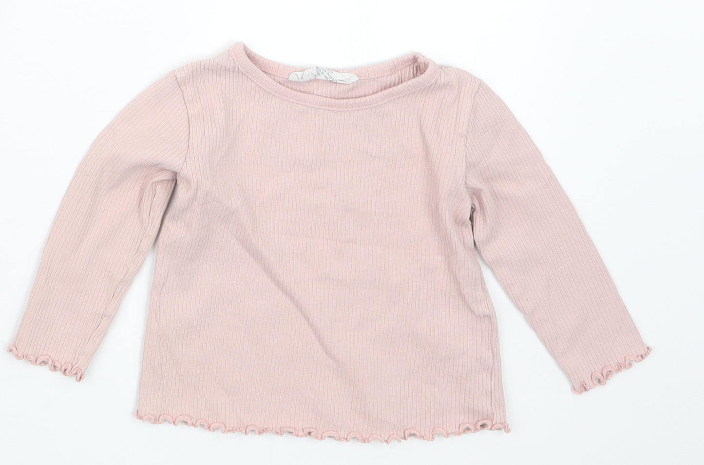 H&M Girls Pink   Basic T-Shirt Size 18-24 Months