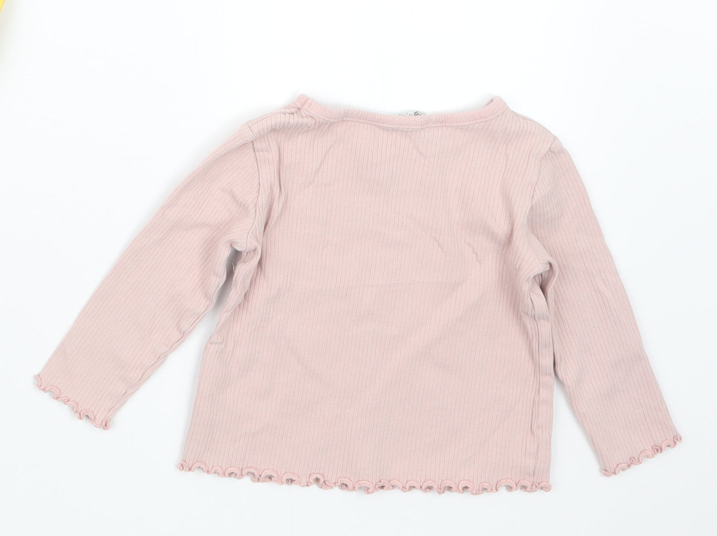 H&M Girls Pink   Basic T-Shirt Size 18-24 Months