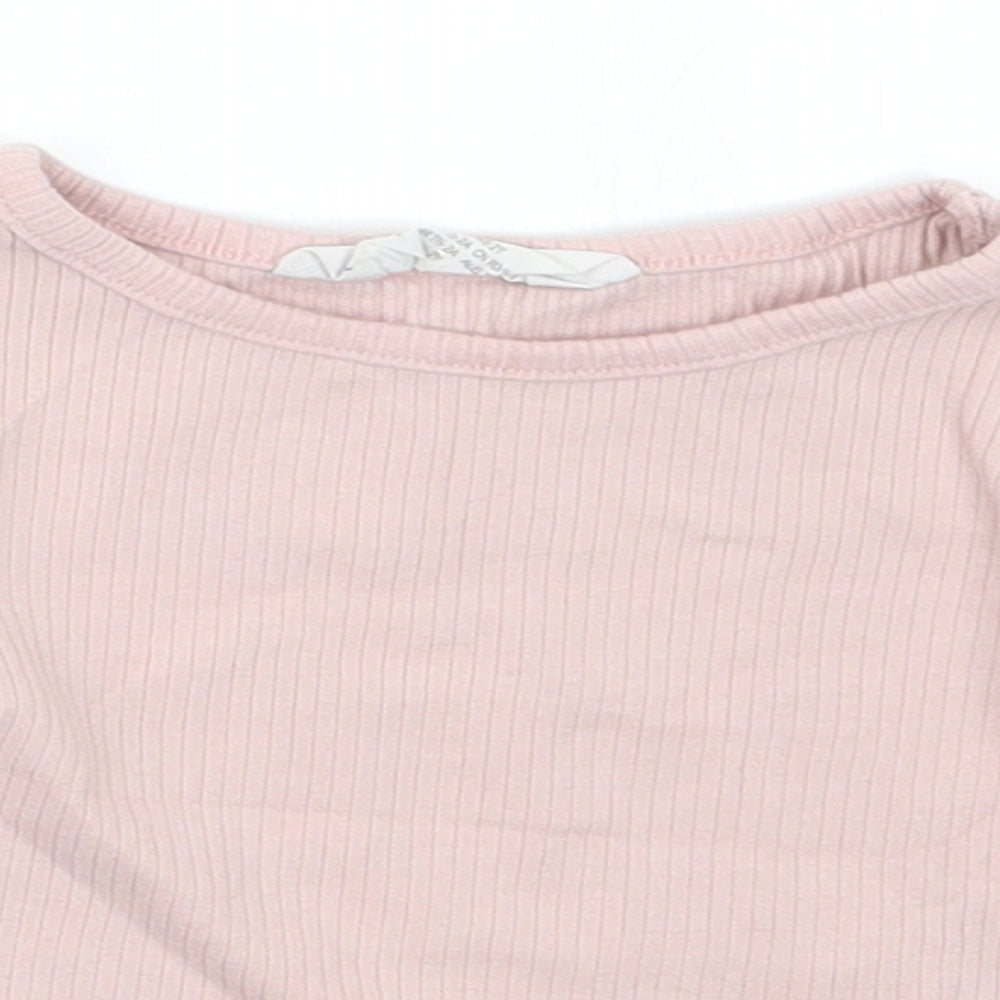 H&M Girls Pink   Basic T-Shirt Size 18-24 Months