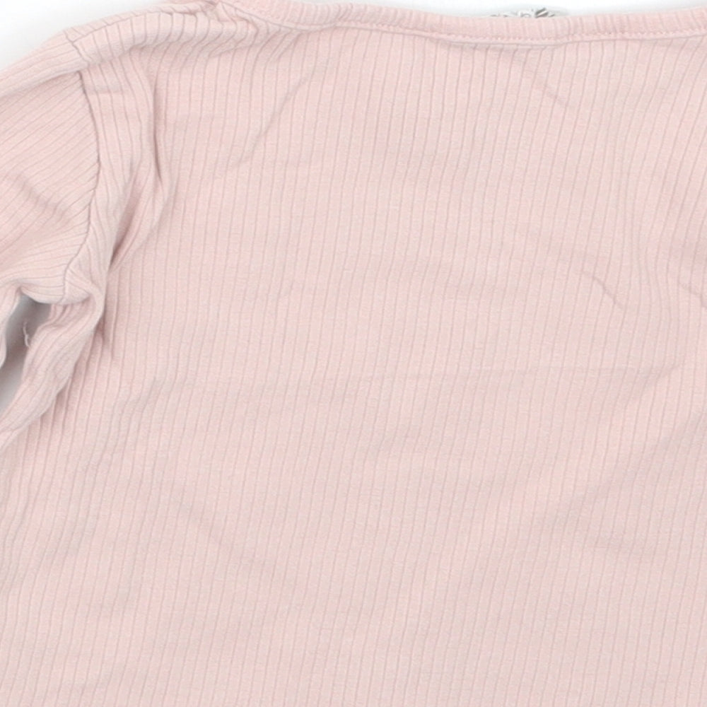 H&M Girls Pink   Basic T-Shirt Size 18-24 Months
