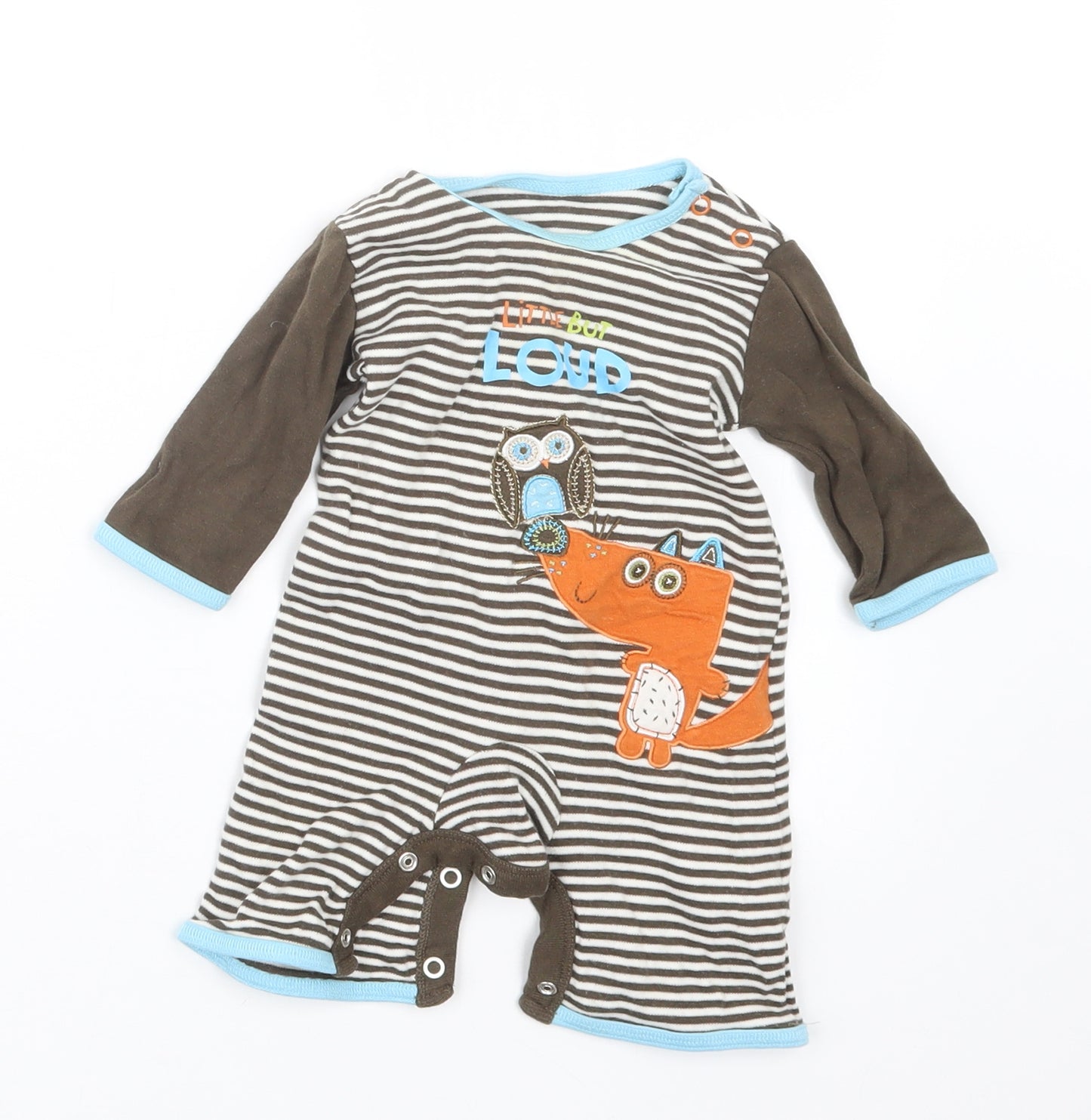 George Boys Brown   Coverall Outfit/Set Size Newborn