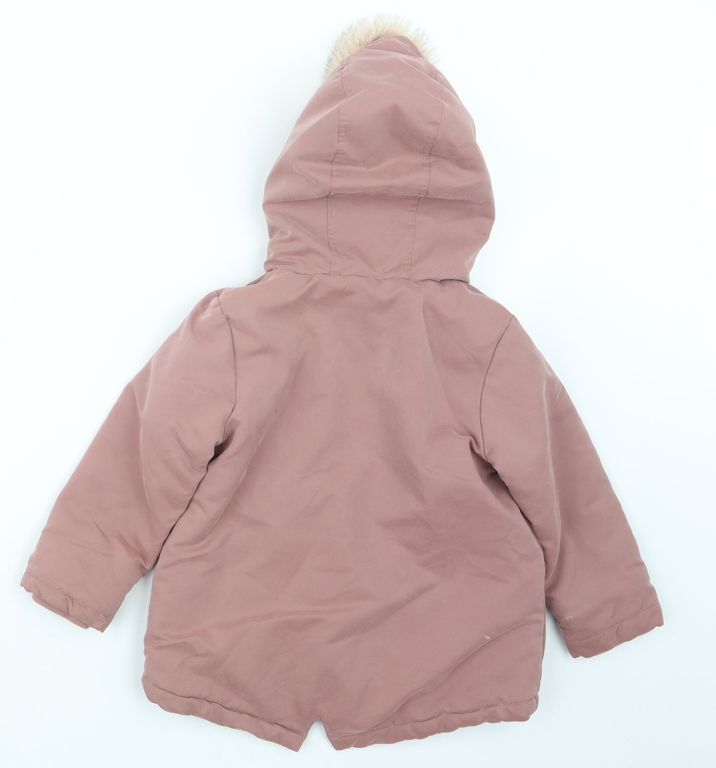 George Girls Pink   Jacket Coat Size 4-5 Years