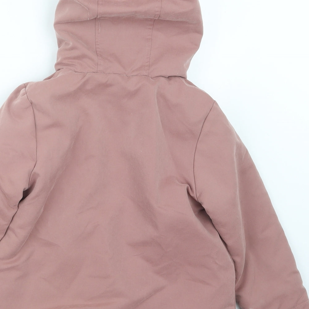 George Girls Pink   Jacket Coat Size 4-5 Years
