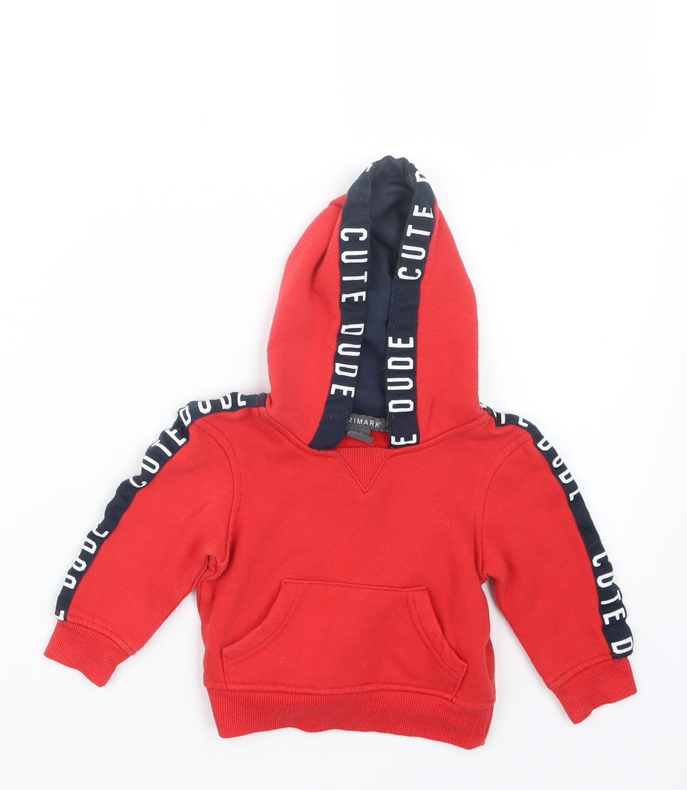 Primark Boys Red   Jacket  Size 6-9 Months  - Hoodie