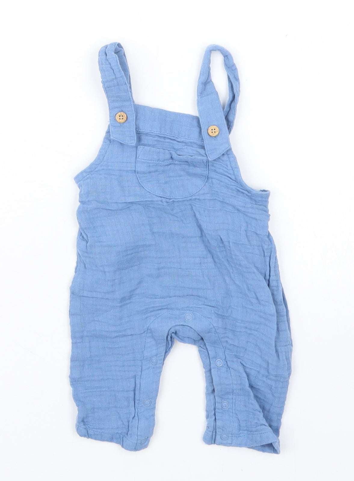 Matalan Boys Blue   Dungaree Outfit/Set Size 0-3 Months