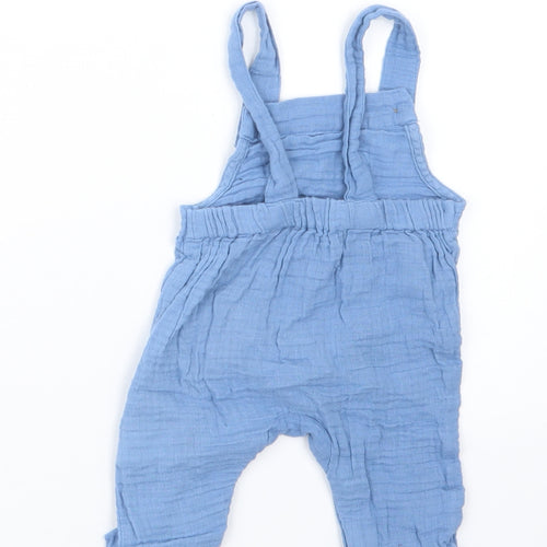 Matalan Boys Blue   Dungaree Outfit/Set Size 0-3 Months