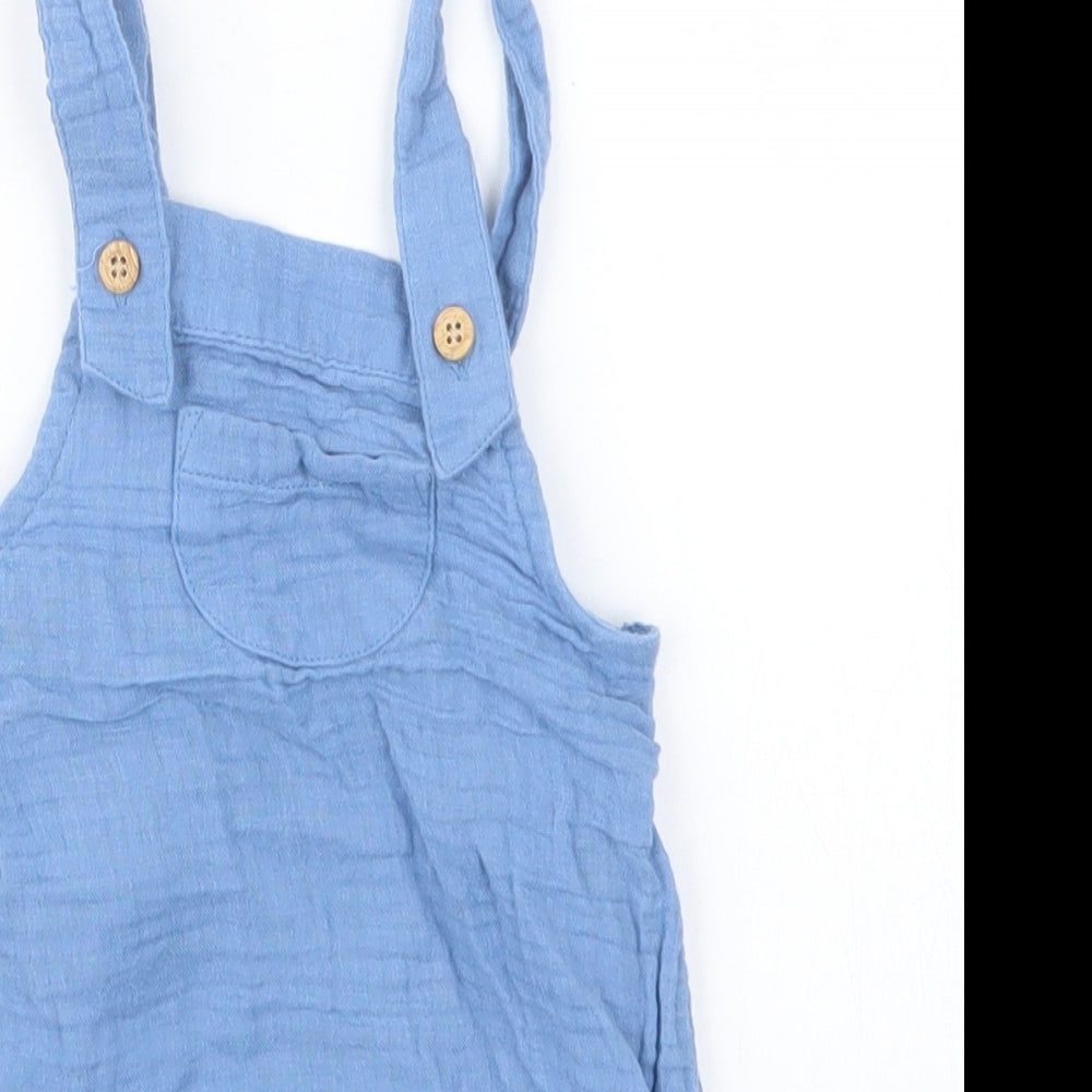 Matalan Boys Blue   Dungaree Outfit/Set Size 0-3 Months