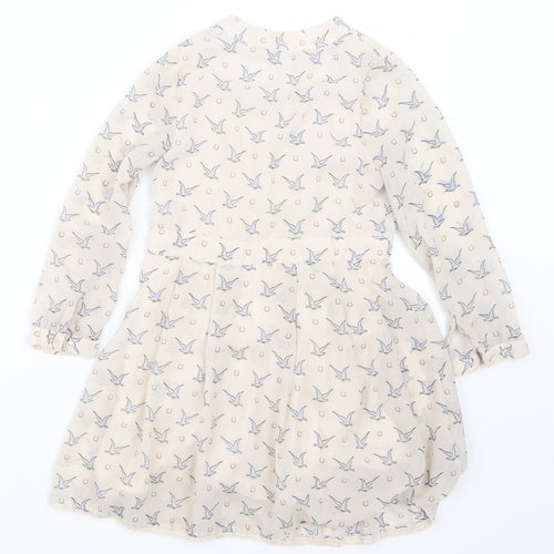 Somerset Girls Beige Geometric  A-Line  Size 5 Years