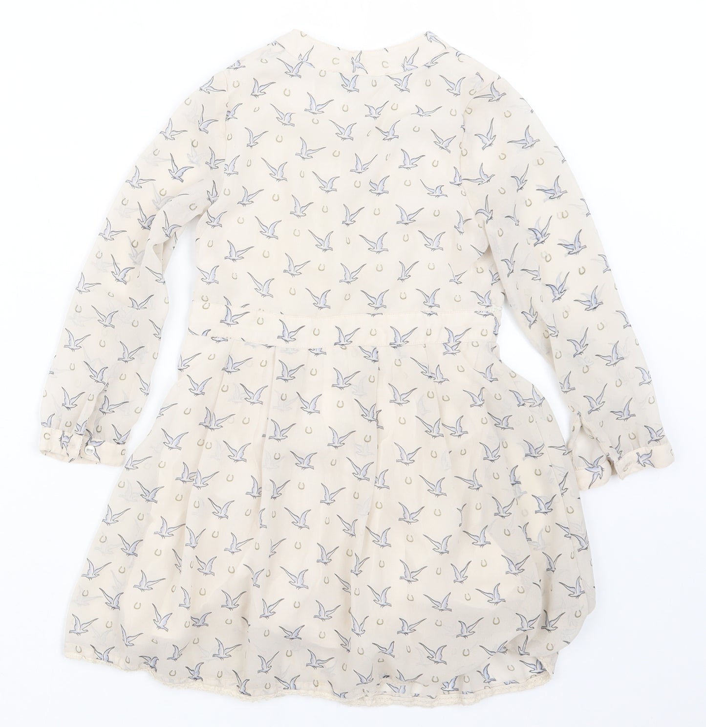 Somerset Girls Beige Geometric  A-Line  Size 5 Years