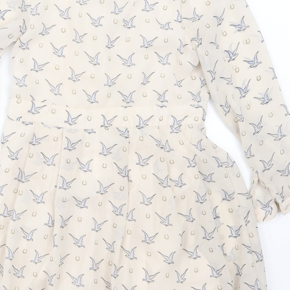 Somerset Girls Beige Geometric  A-Line  Size 5 Years