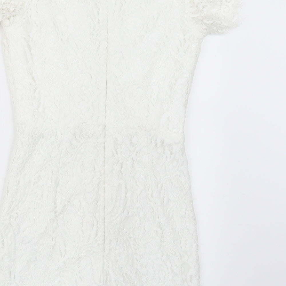 Vera & Lucy Womens White   Playsuit One-Piece Size S