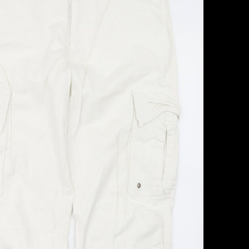 Carry Mens White   Trousers  Size 34 in L26 in