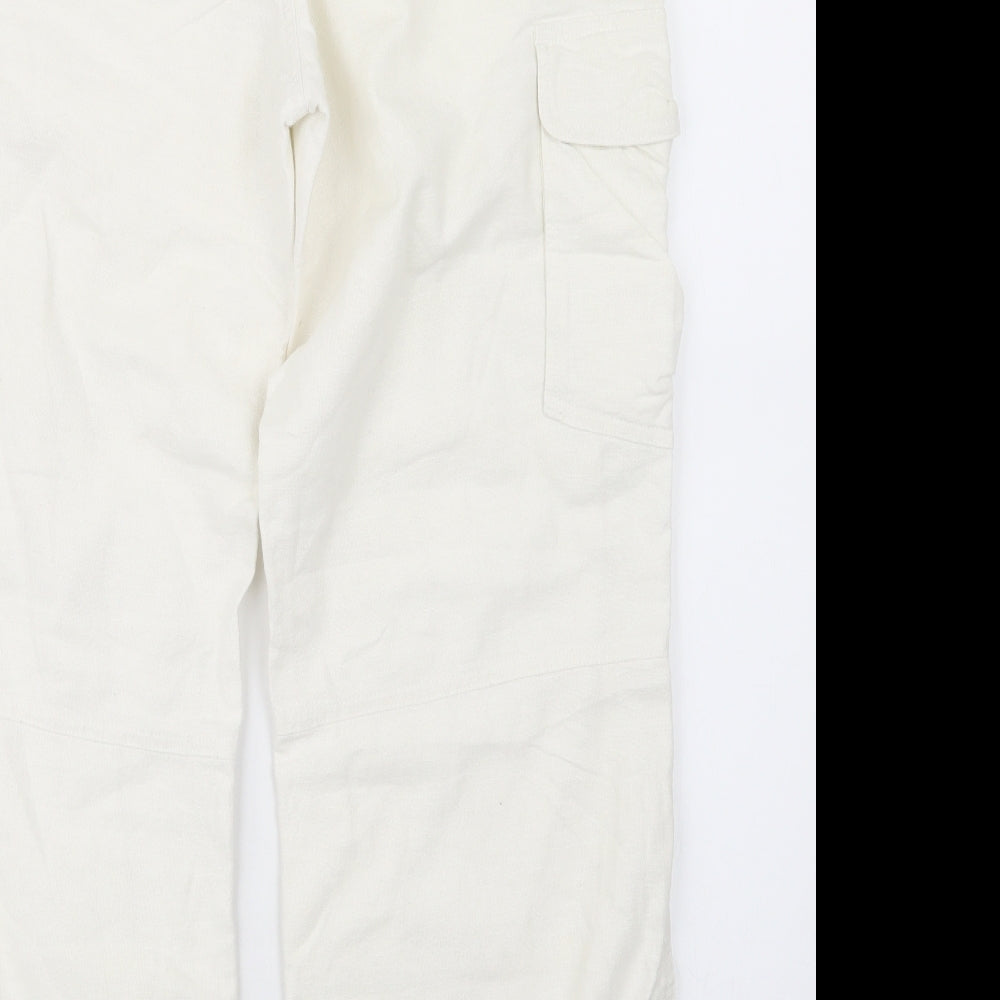 Carry Mens White   Trousers  Size 34 in L26 in