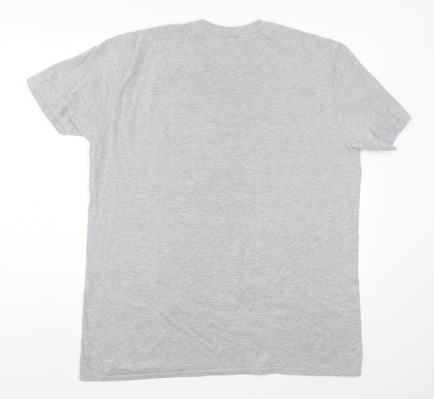 Preworn Mens Grey    T-Shirt Size L  - Love