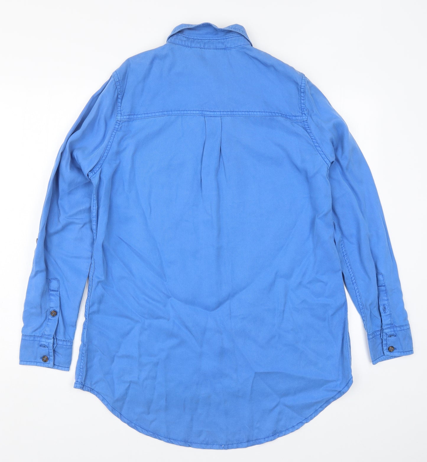 NEXT Womens Blue   Basic Button-Up Size 12