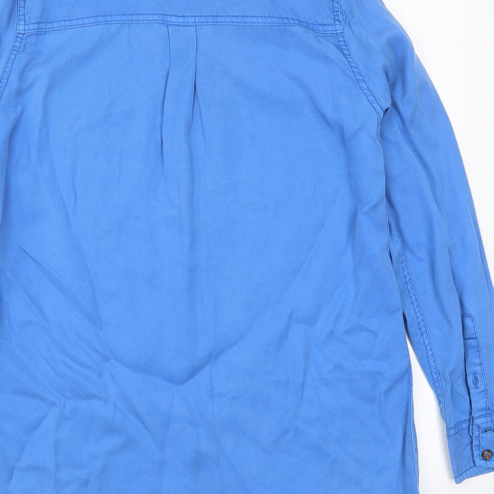 NEXT Womens Blue   Basic Button-Up Size 12