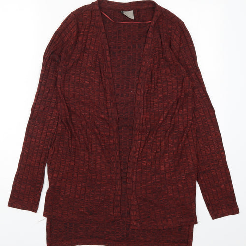 VERO MODA Womens Red  Knit Cardigan Jumper Size M