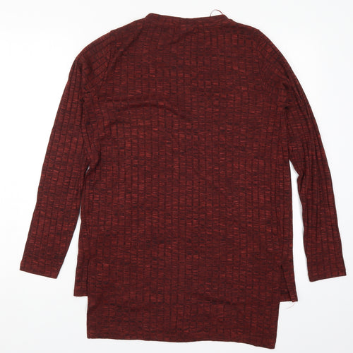 VERO MODA Womens Red  Knit Cardigan Jumper Size M
