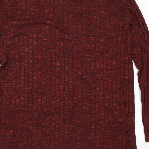 VERO MODA Womens Red  Knit Cardigan Jumper Size M