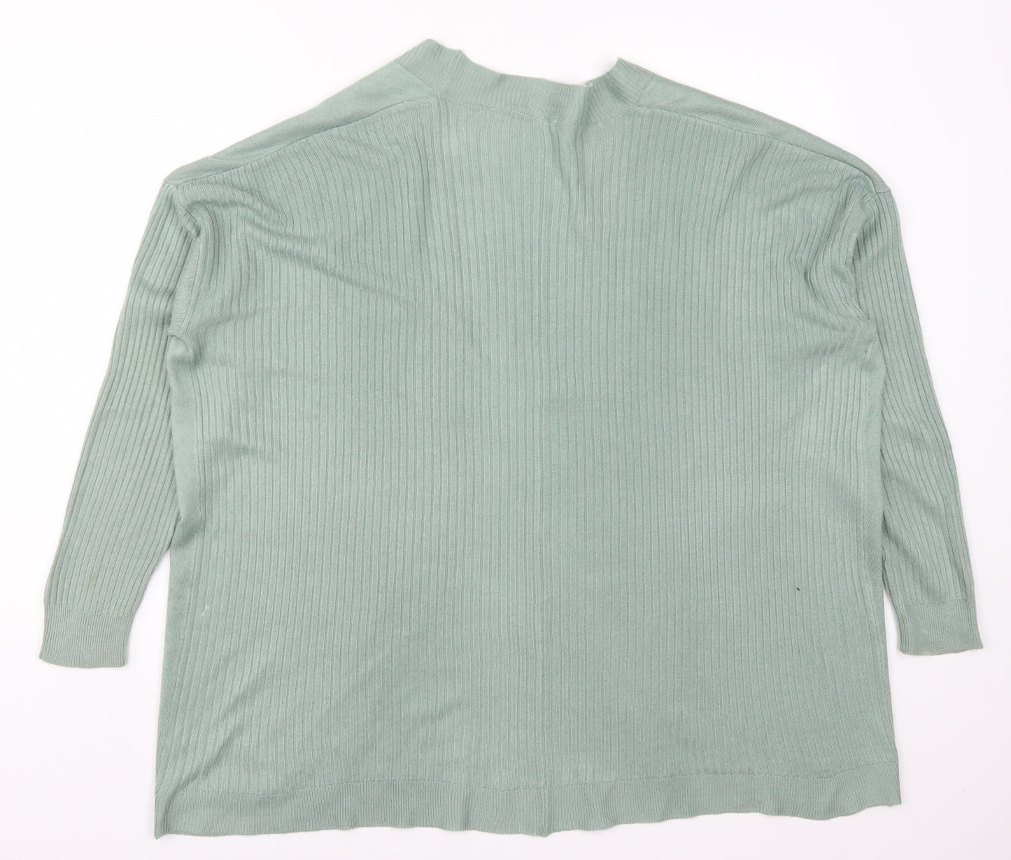 TU Womens Green  Knit Cardigan Jumper Size 18