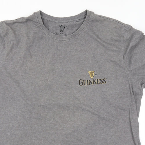 George Mens Grey    T-Shirt Size XL  - Guiness