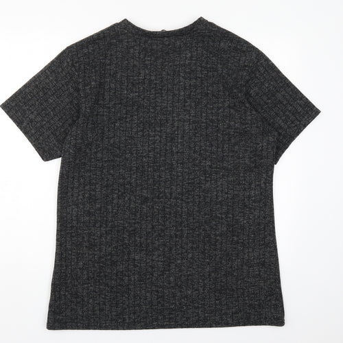 Stylewise Womens Grey   Basic T-Shirt Size S