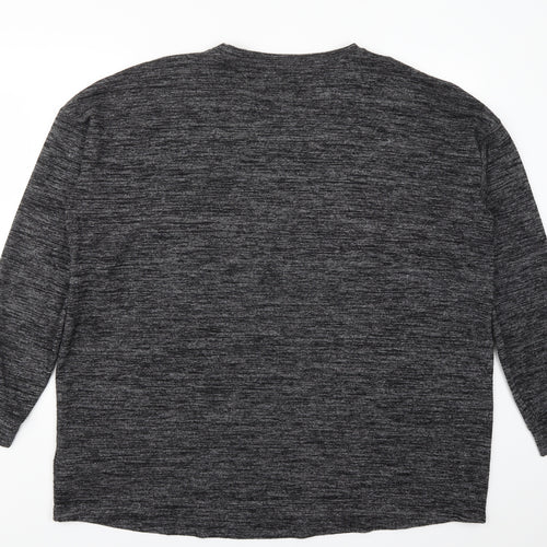 F&F Womens Grey   Pullover Sweatshirt Size 22  - Star