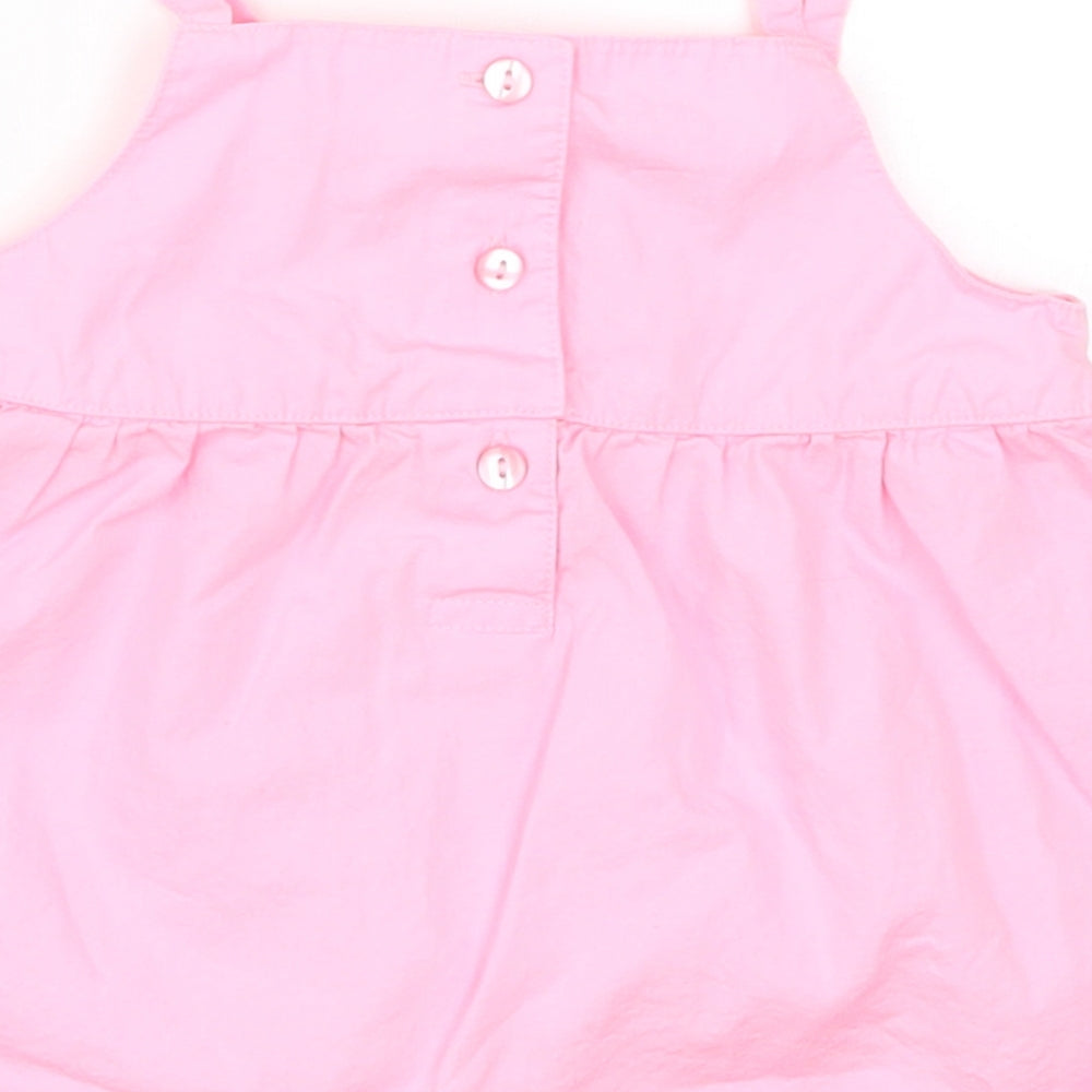 George Girls Pink Floral  Basic Tank Size 9-12 Months